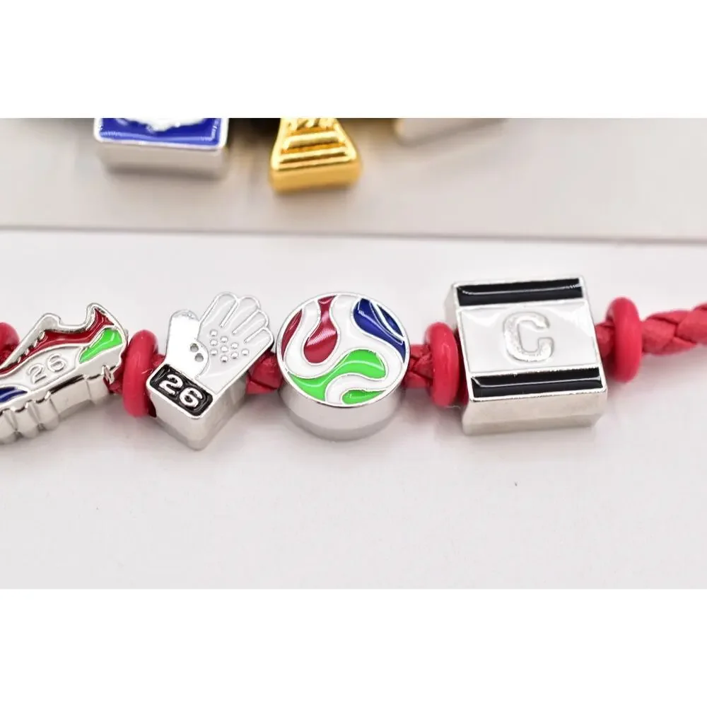 2026 FIFA WORLD CUP Charm Bracelet Set of 2 Canada Mascots Bank Of America Small